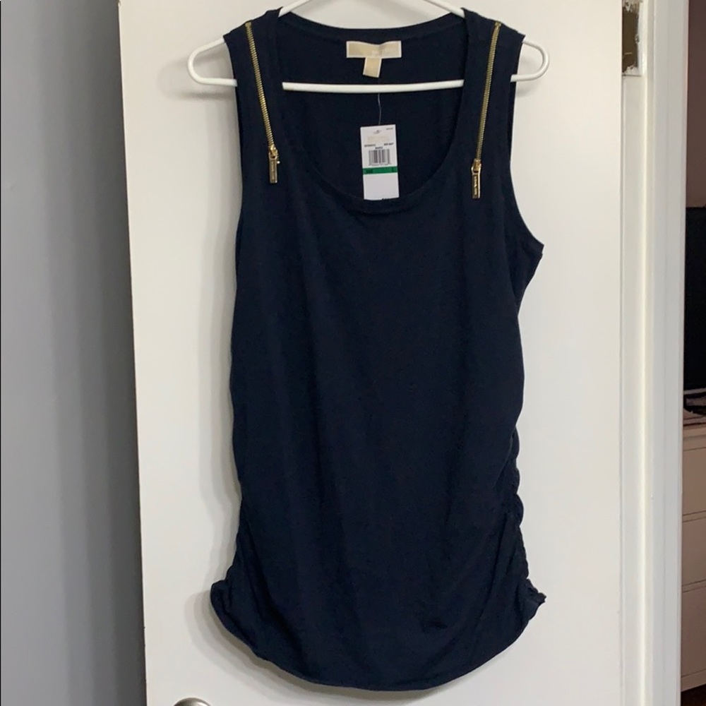 Michael Kors tank with zippers , size L